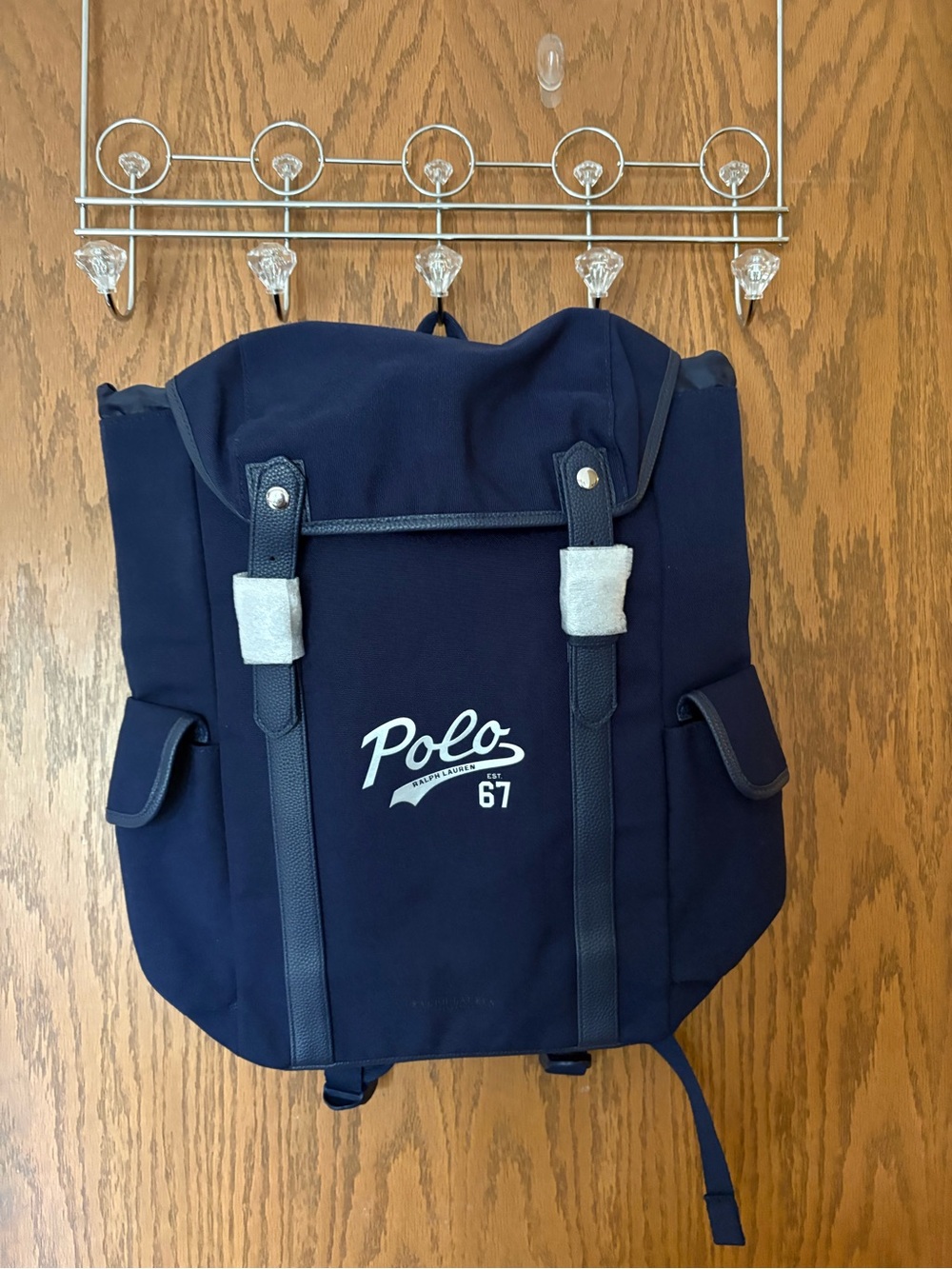 Navy Polo Canvas 67 Flap-Top Backpack